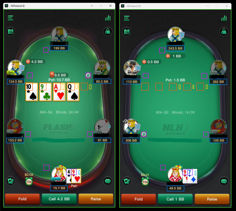 PPPoker example screen map