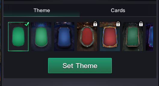 PPPoker game display theme